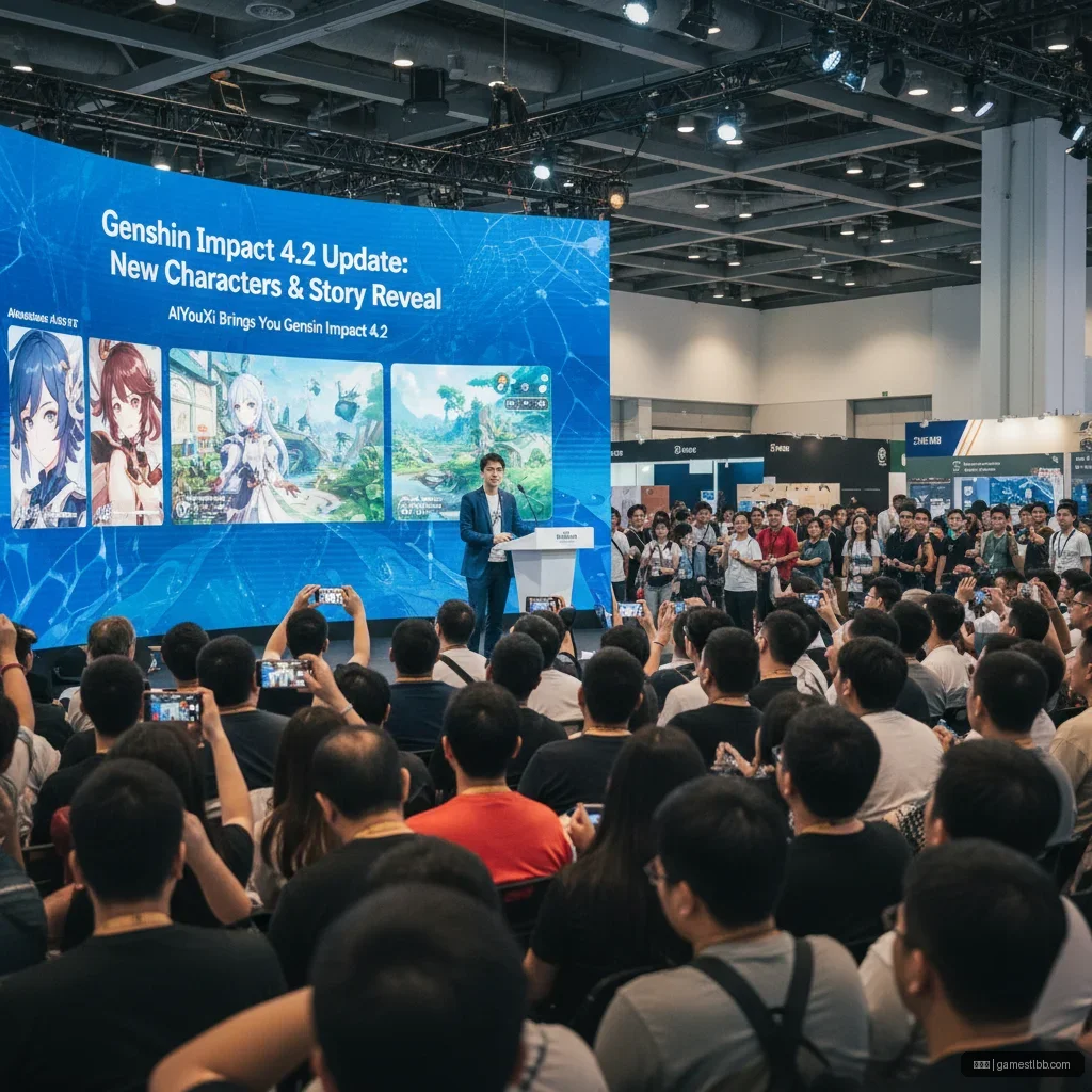 爱游戏 - 爱游戏带你看《原神》4. 爱游戏App 2更新：新角色与剧情 配图1